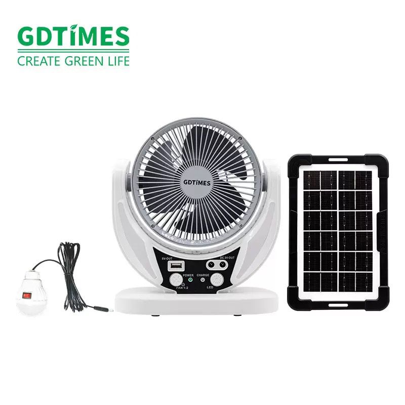 Ventilateur Solaire Portable GDTIMES